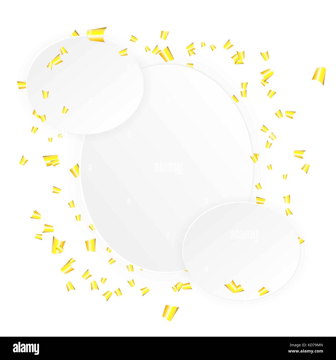 Falling paper confetti holiday background Stock Vector Image & Art Alamy