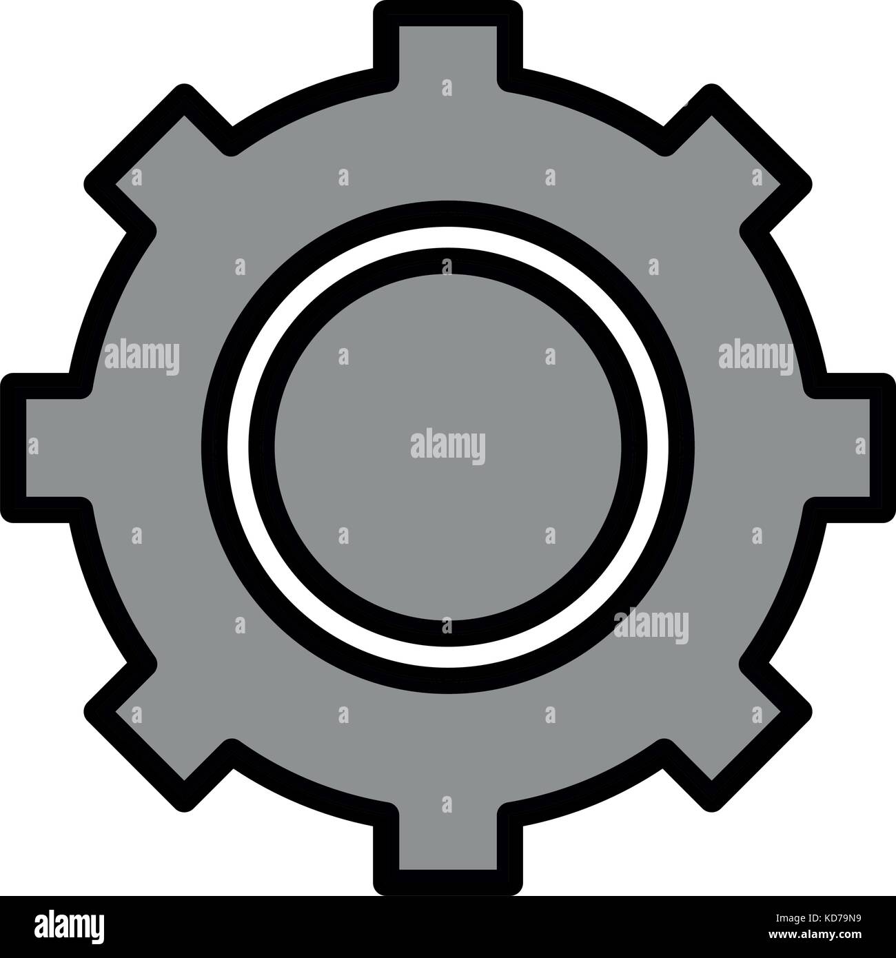 gears machine isolated icon vector illustration design Stock Vector ...