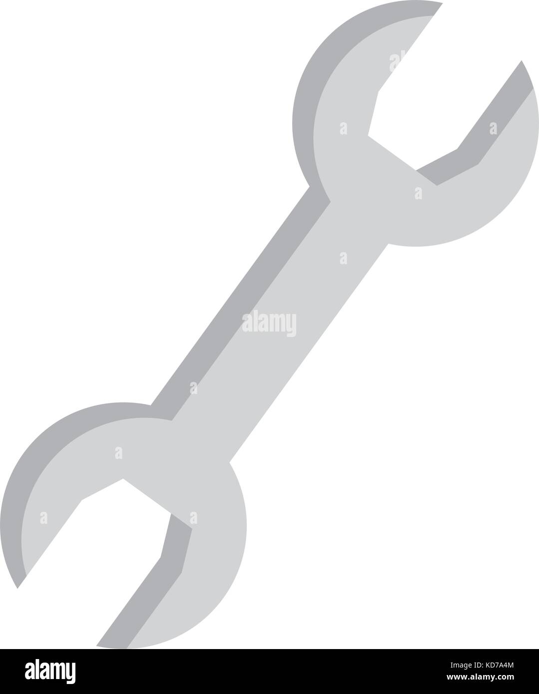 wrench key isolated icon vector illustration design Stock Vector Image ...