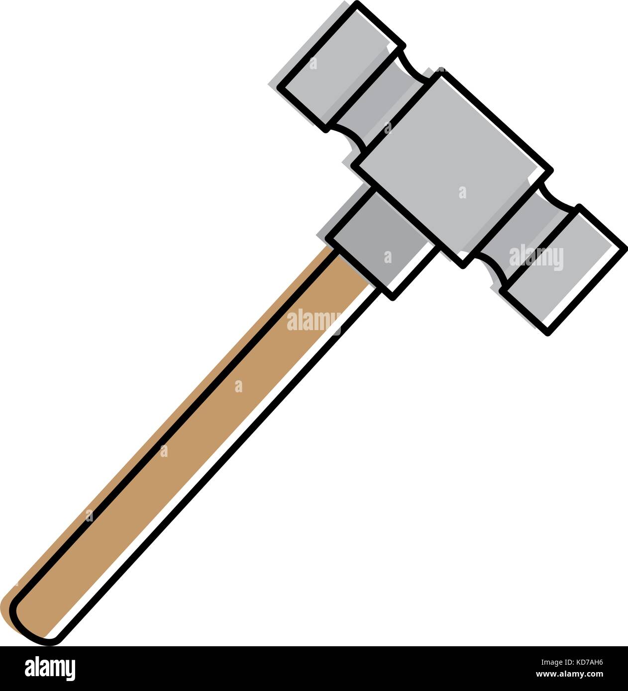 hammer tool isolated icon Stock Vector Image & Art - Alamy