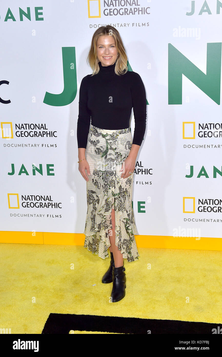 Ali Larter attends the premiere of National Geographic documentary films 'Jane' at the Hollywood Bowl on October 9, 2017 in Hollywood, California. Stock Photo