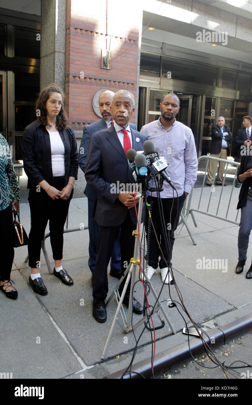 New York, USA. 10th October, 2017. Rev. Al Sharpton, President ...