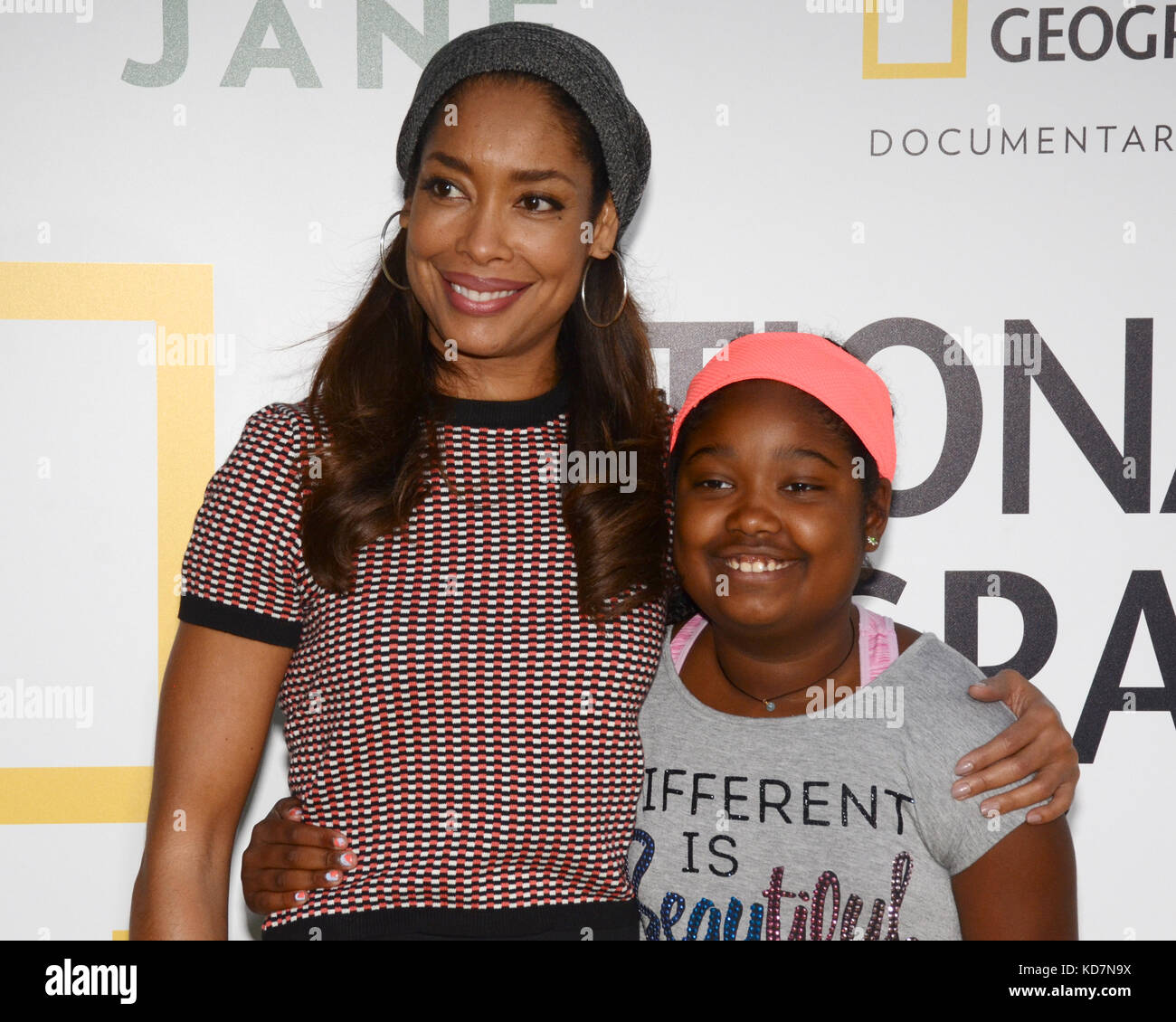 Gina torres daughter delilah fishburne hi-res stock photography and