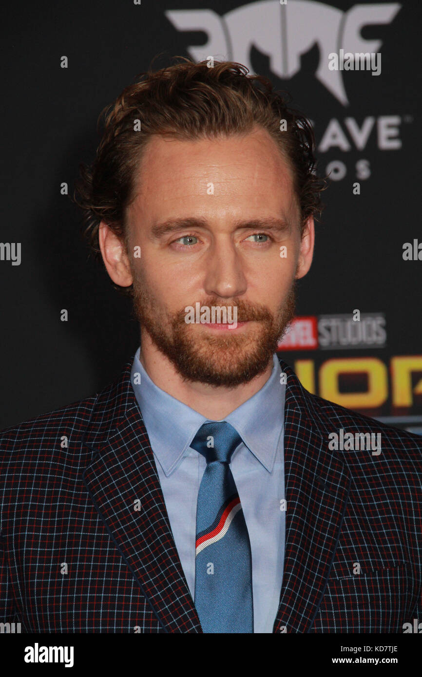 Los Angeles, USA. 10th Oct, 2017. Tom Hiddleston 10/10/2017 The world
