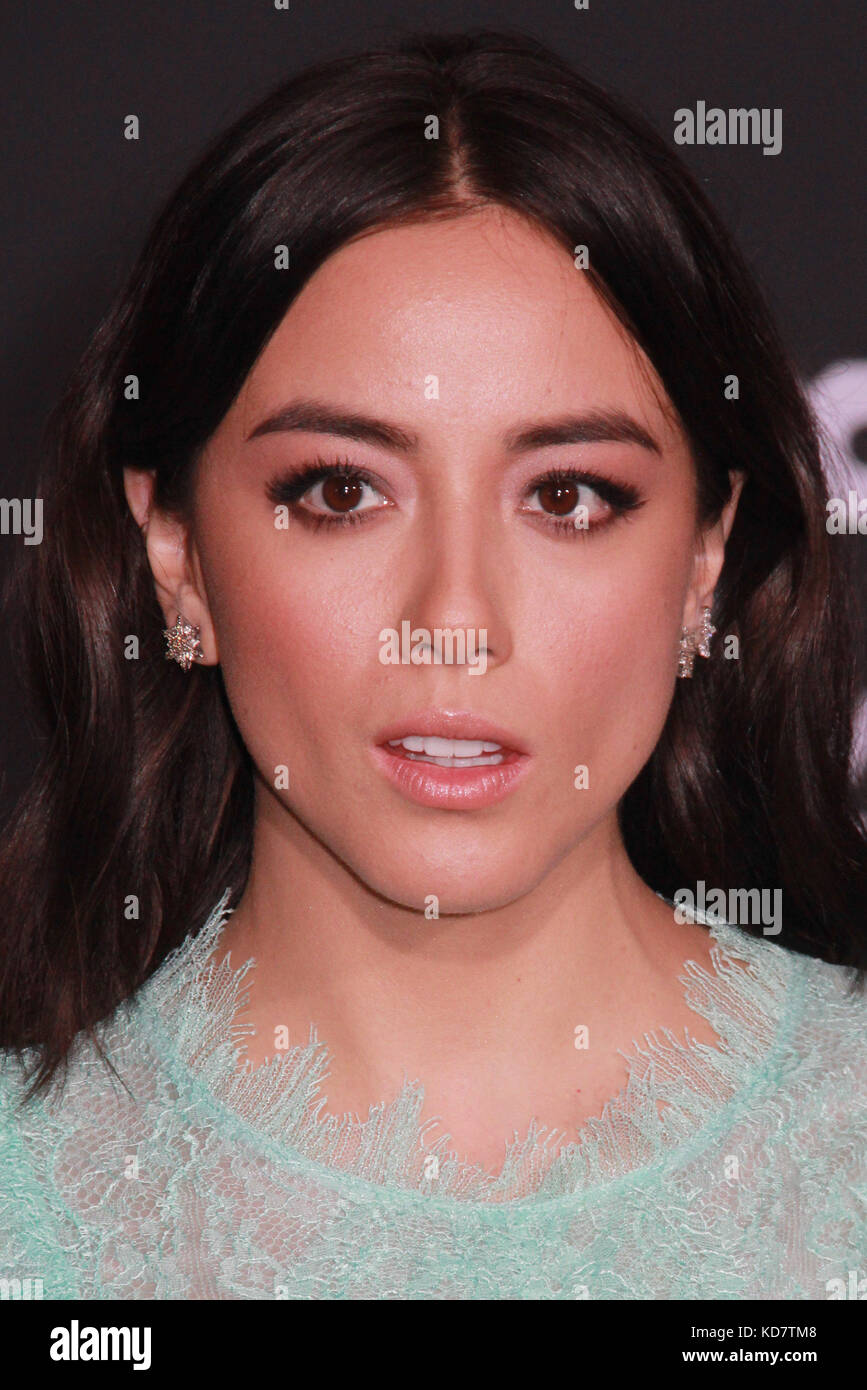Los Angeles, USA. 10th Oct, 2017. Chloe Bennet 10/10/2017 The world