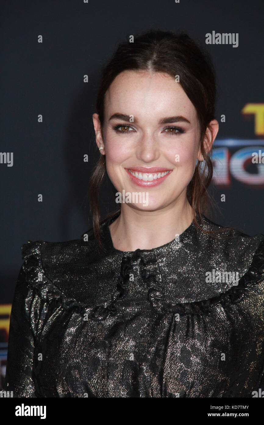 Los Angeles, USA. 10th Oct, 2017. Elizabeth Henstridge 10/10/2017 The