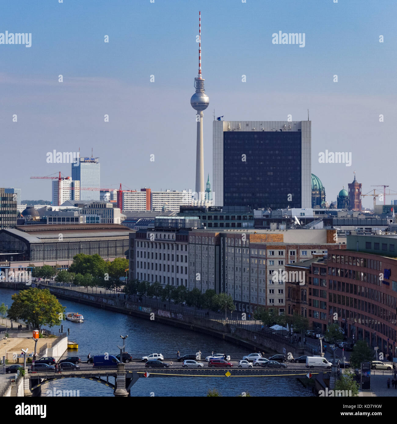 Berlin, Germany, City skyline Stock Photo - Alamy