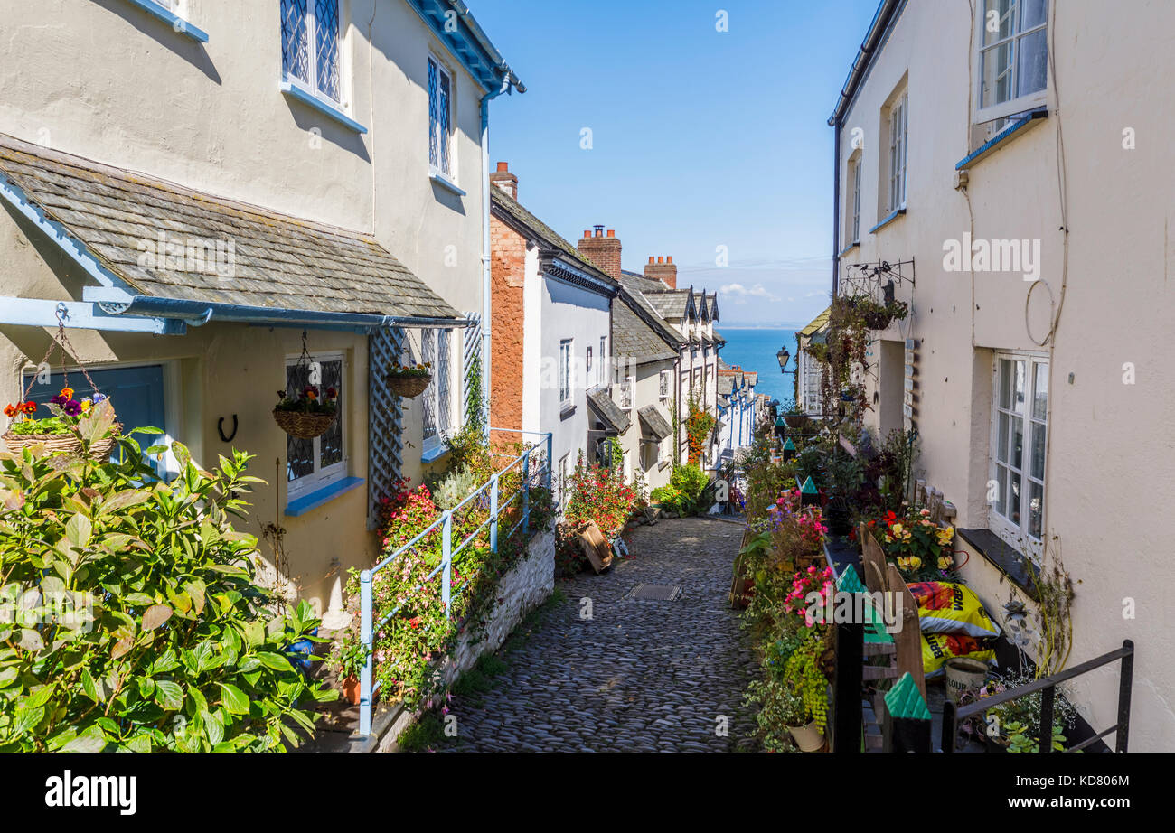 Clovelly, a small heritage village in north Devon, a tourist attraction