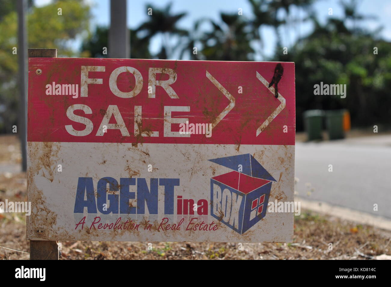 For sale signs residential property, Townsville, Queensland, Australia