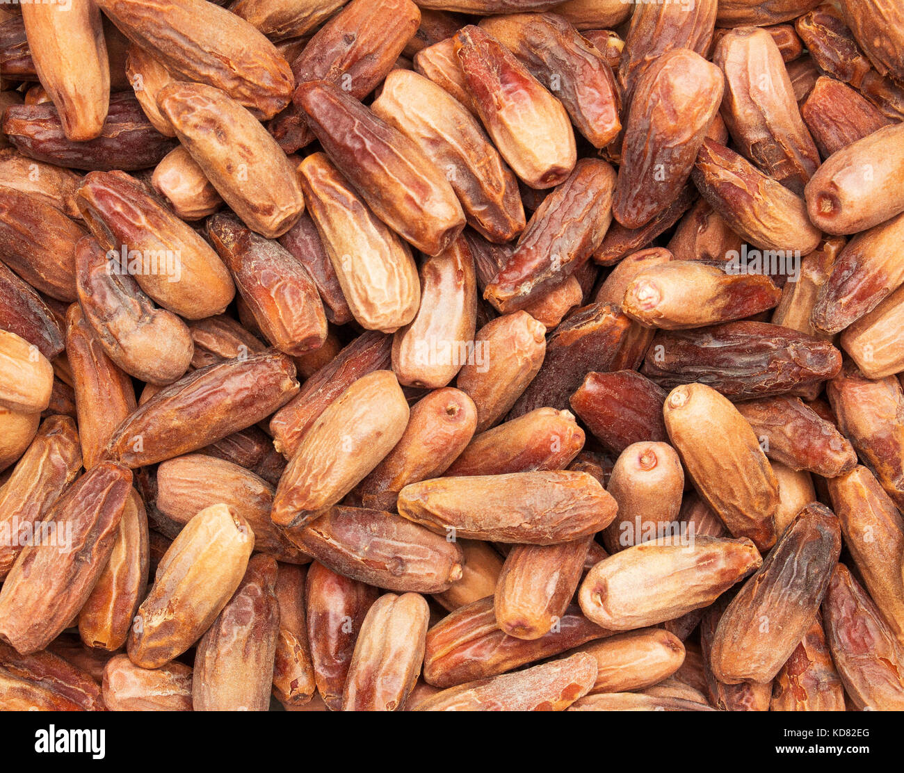 Dry Dates, Top View Stock Photo Alamy