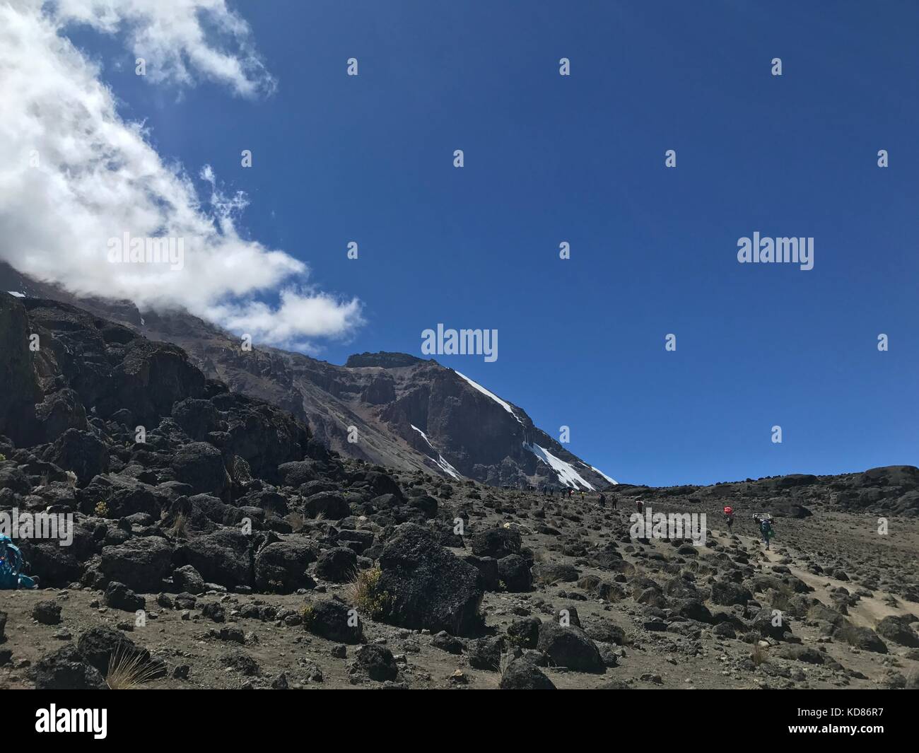 Desert landscape, Mount Kilimanjaro, Tanzania Stock Photo - Alamy