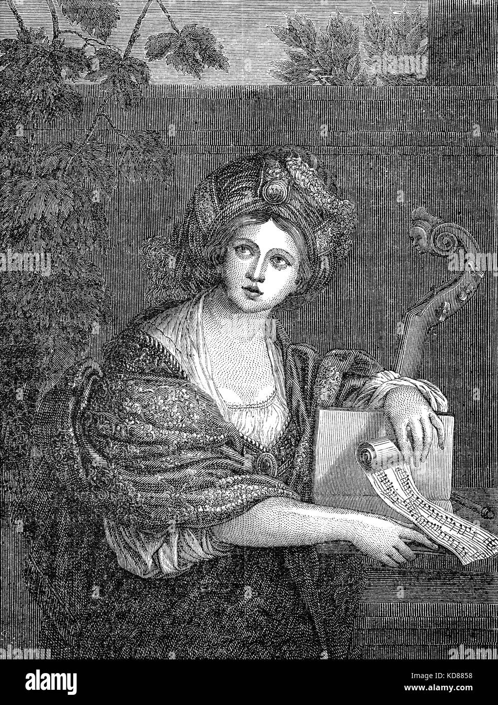 Anna Komnene or Comnena, 1083 – 1153, a Byzantine princess and scholar Stock Photo