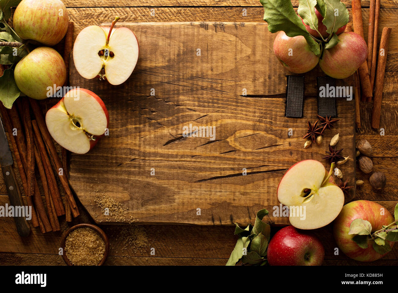 Cooking and baking with apples Stock Photo Alamy