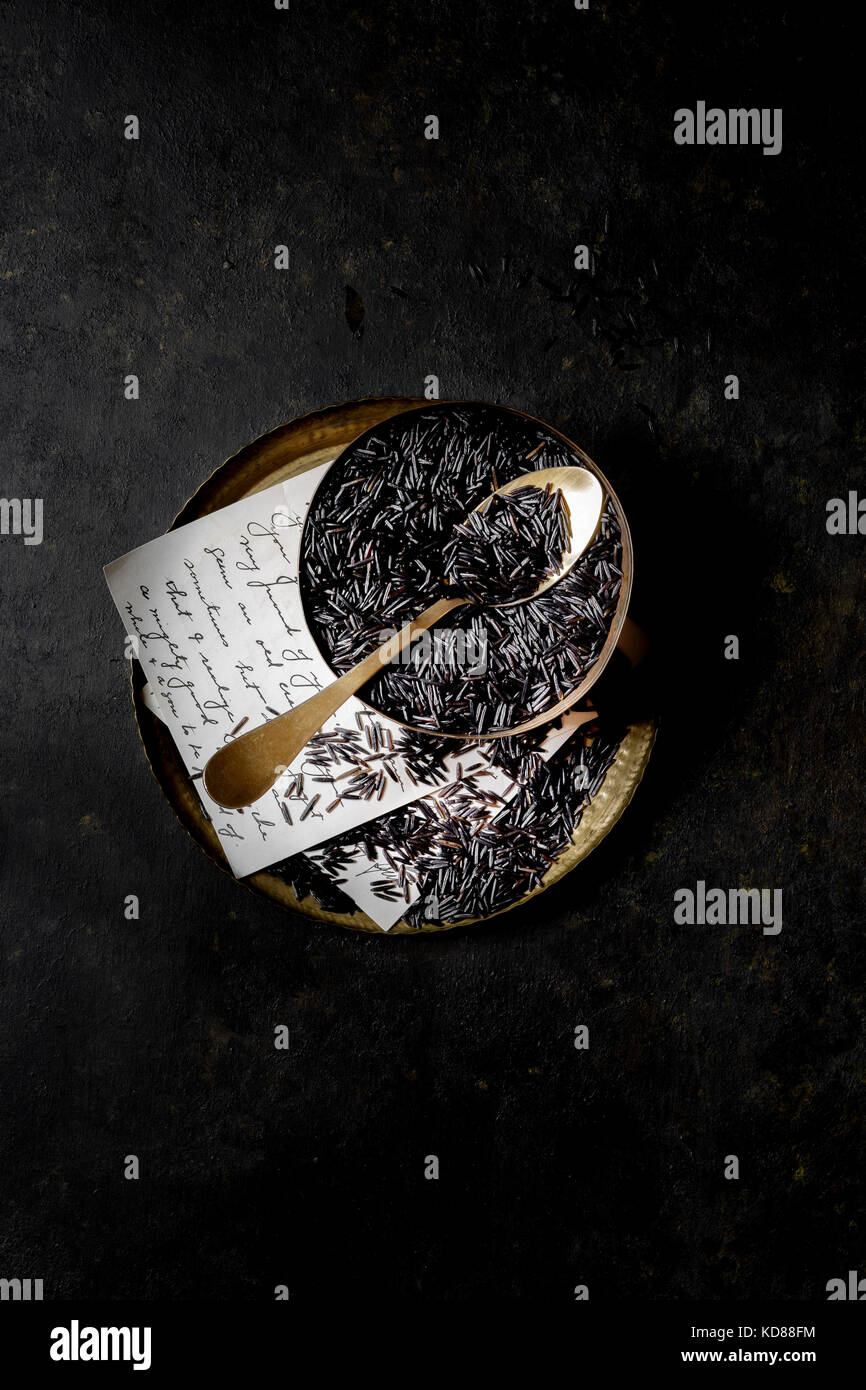 Black RIce Stock Photo
