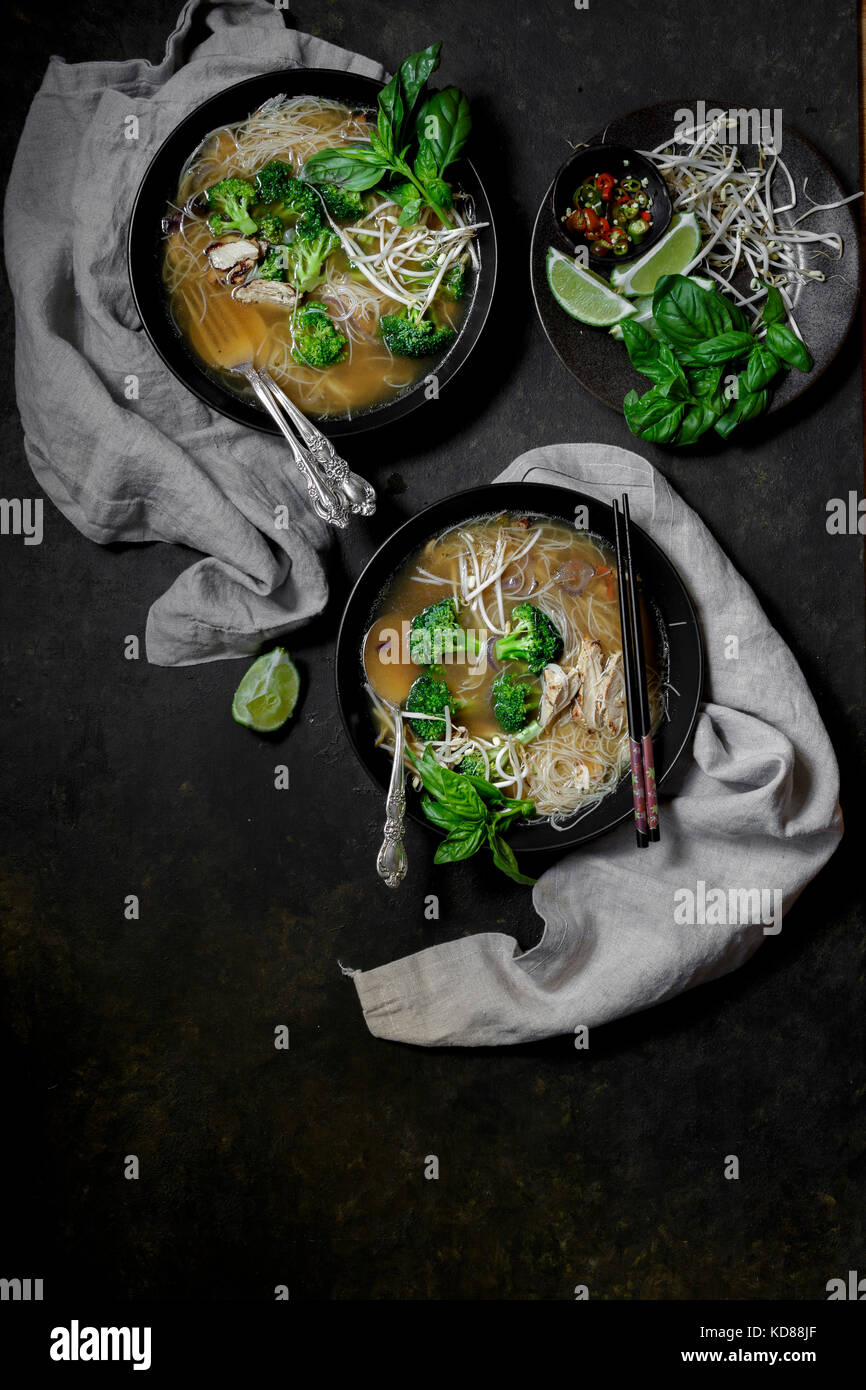 Pho - Noodle Soup Stock Photo - Alamy