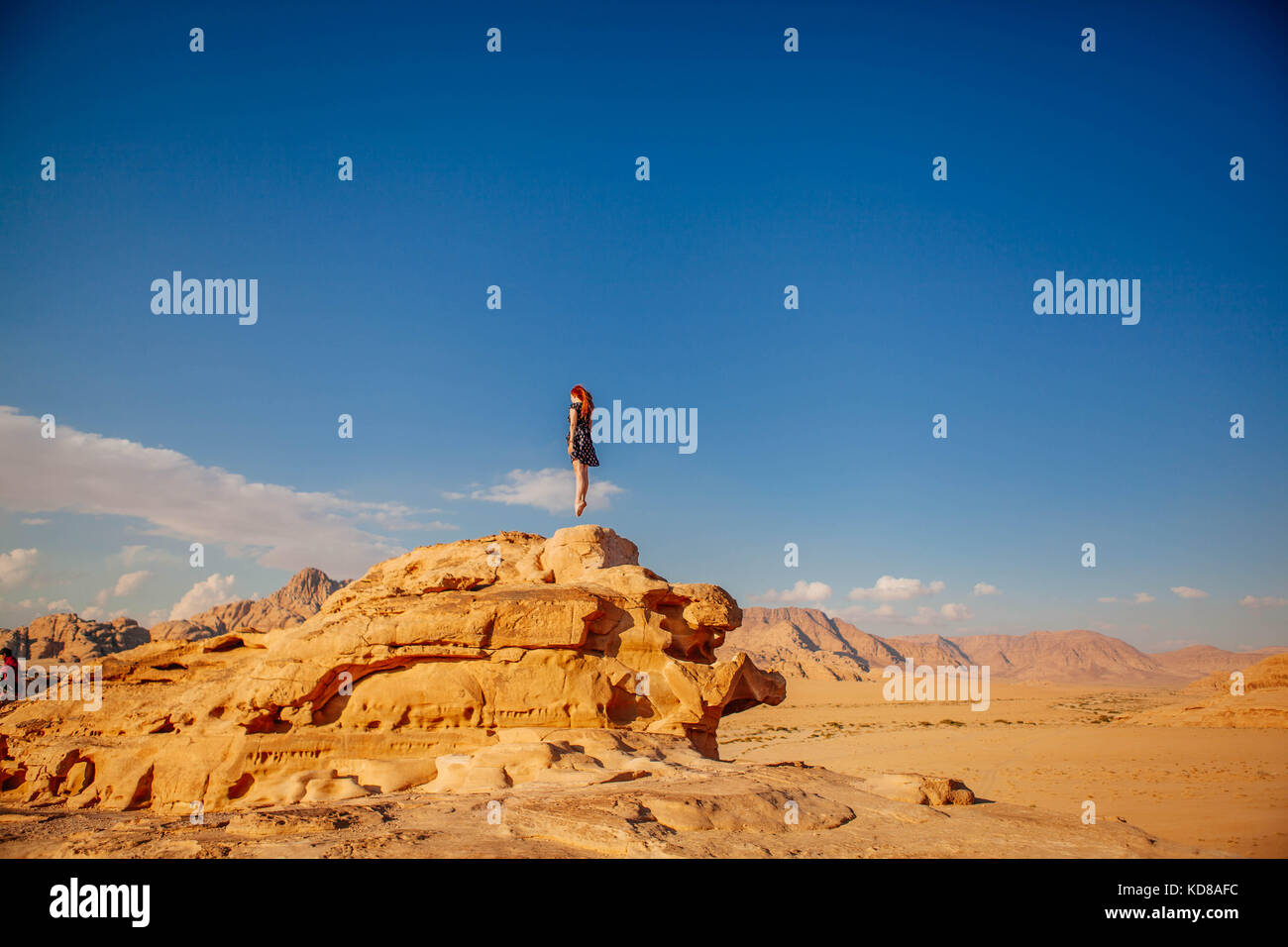 Barefoot woman in desert hi-res stock photography and images - Alamy
