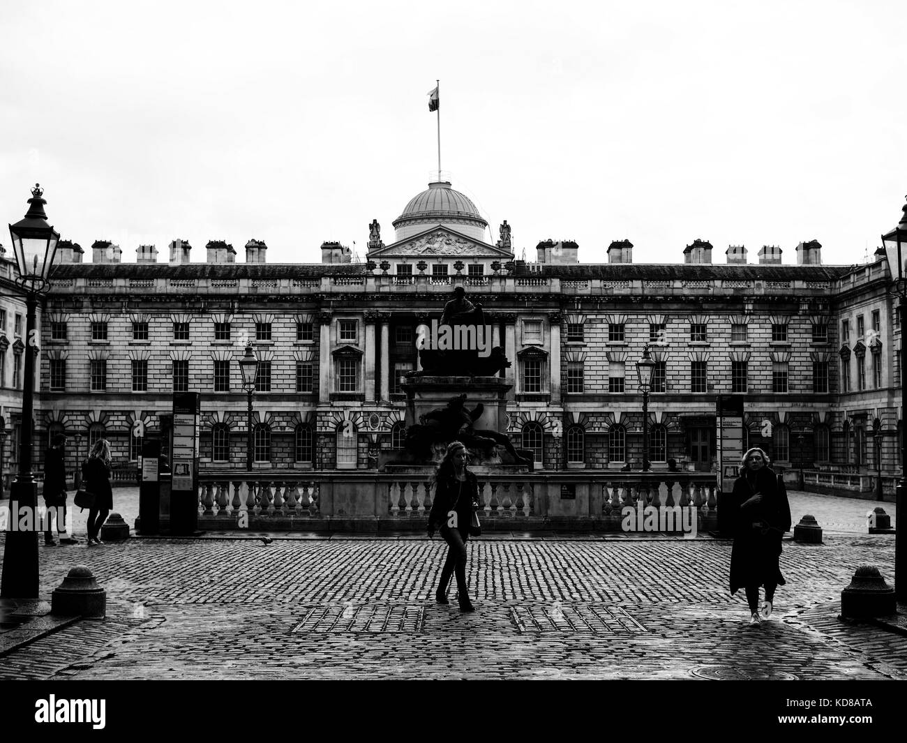 London somerset house Black and White Stock Photos & Images - Alamy