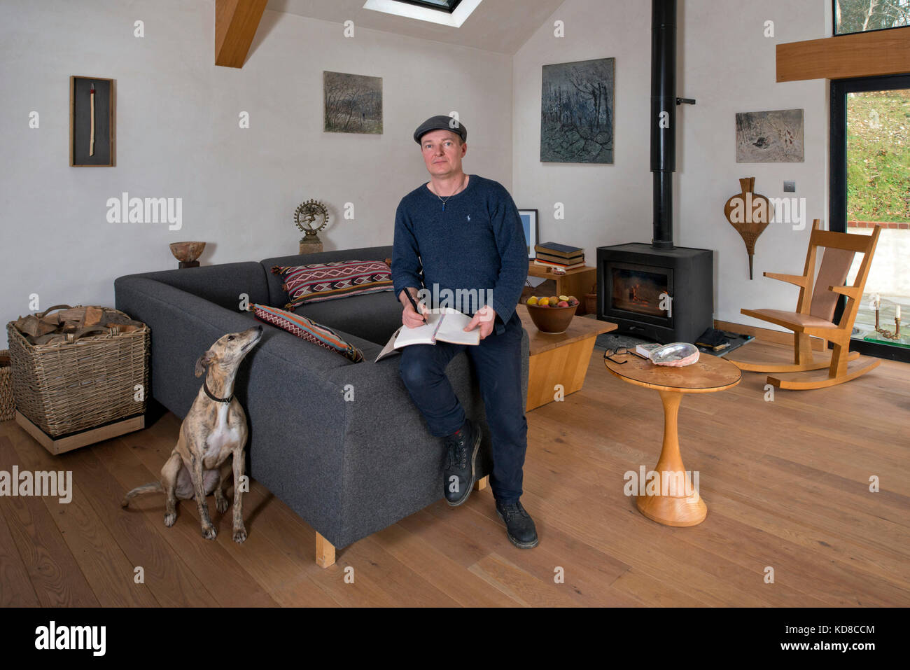 Furniture maker James Verner at his home in Dorset Stock Photo Alamy
