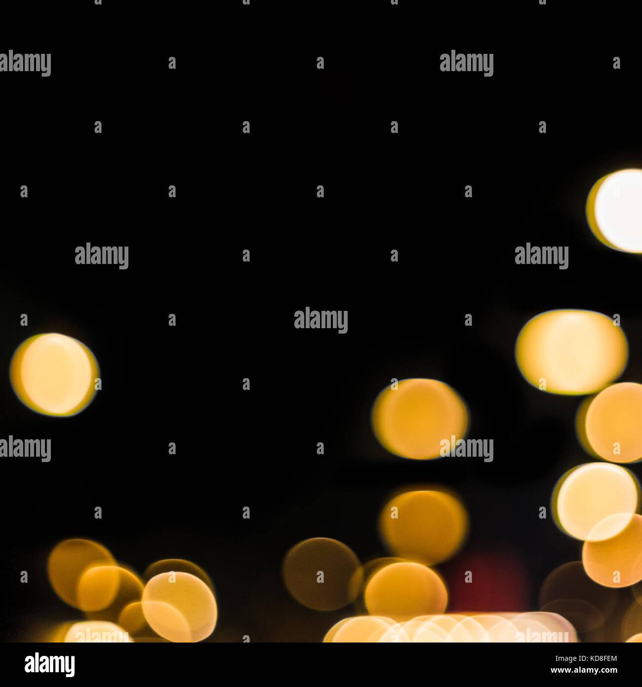 Light or Bokeh light at night, background concept for texture Stock