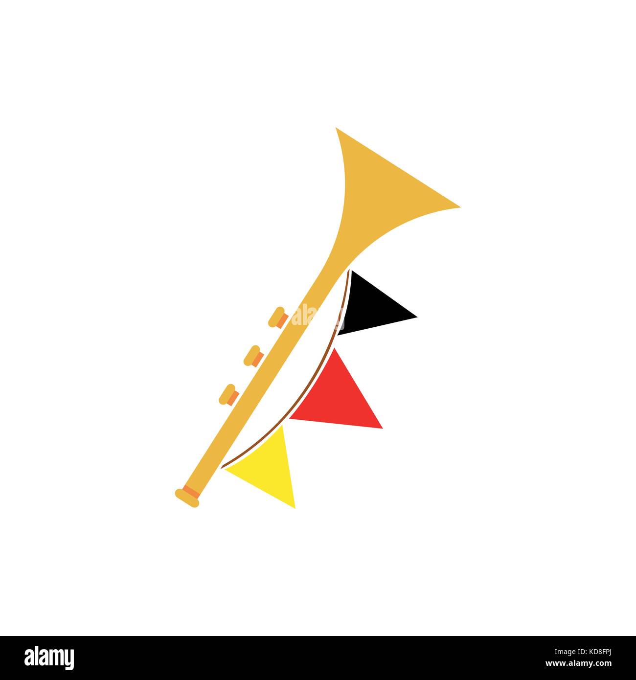 Festival Trumpet Stock Vector Image & Art Alamy