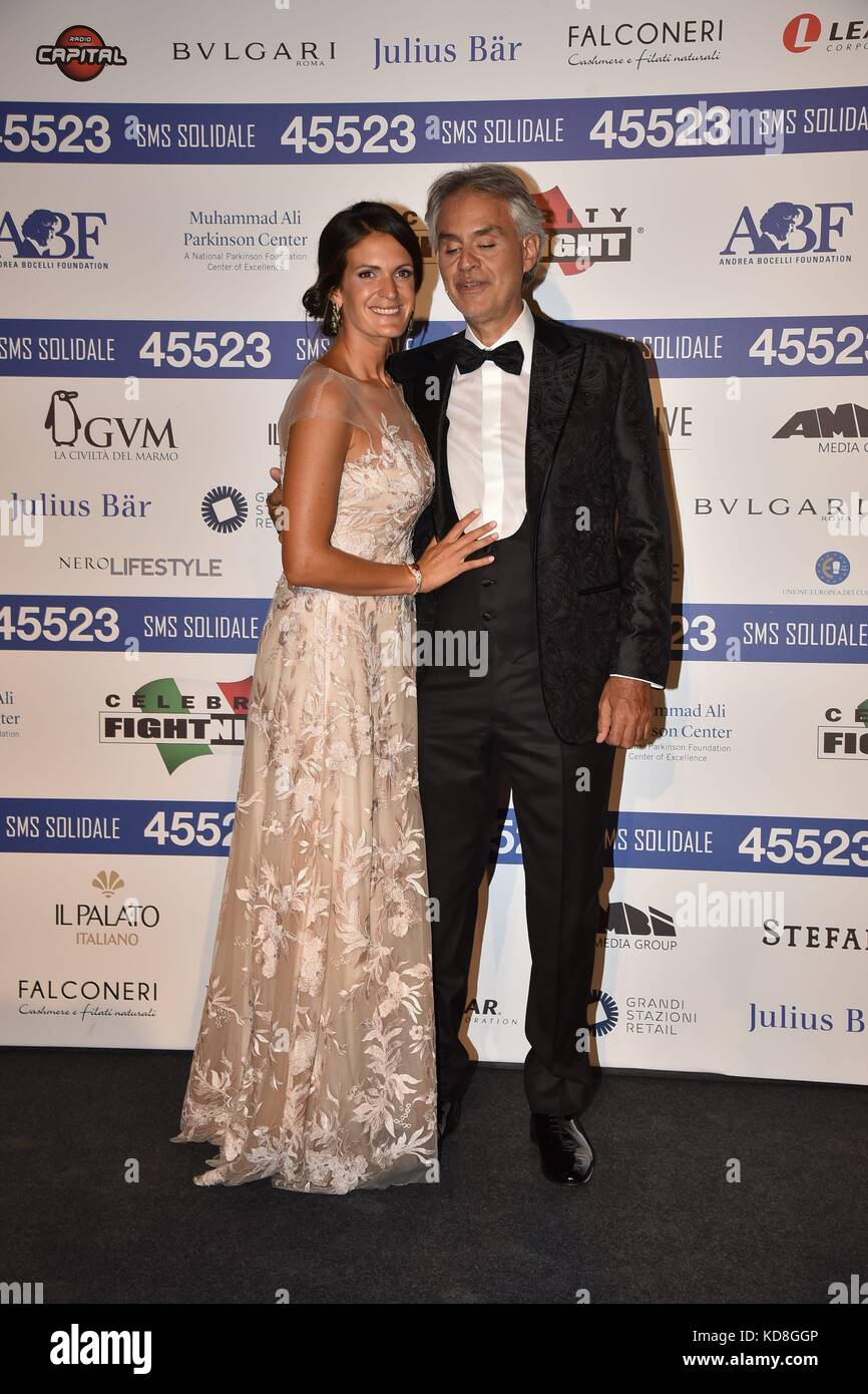 Celebrity Fight Night 2017 Gala concert at the Colosseum in Rome, Italy