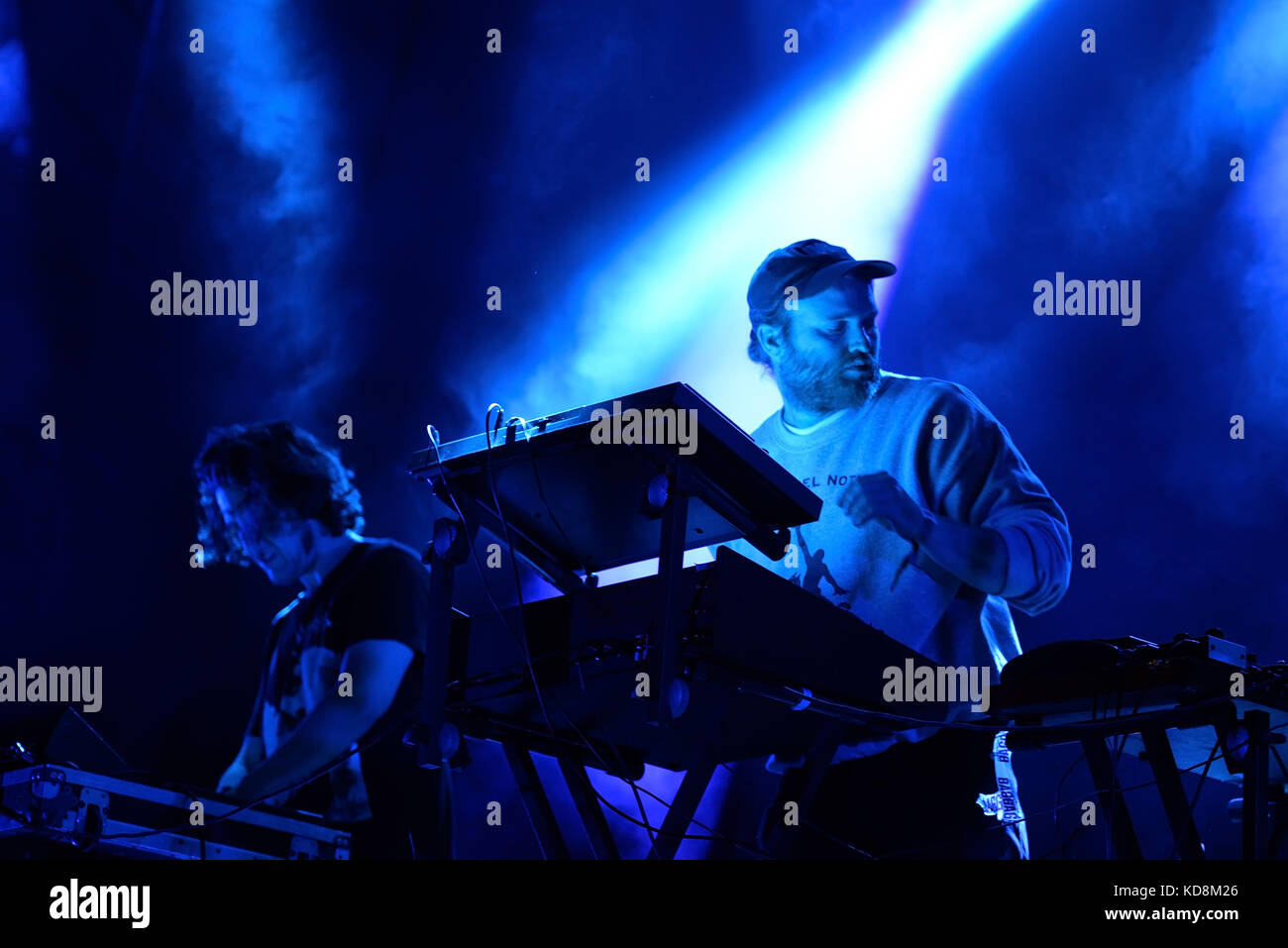 BARCELONA JUN 1 Survive (electronic music band) perform in concert