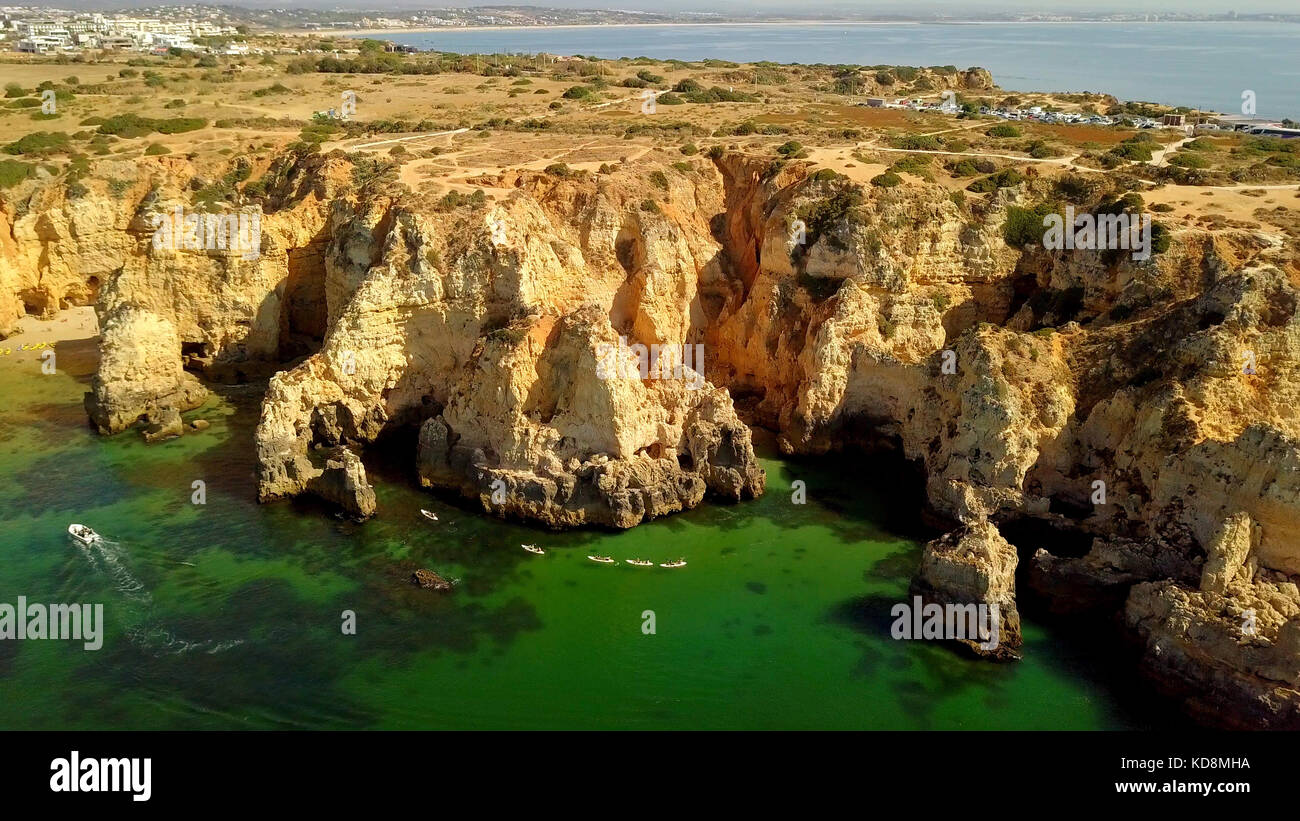 Amazing rocky coastline aerial view hi-res stock photography and images ...
