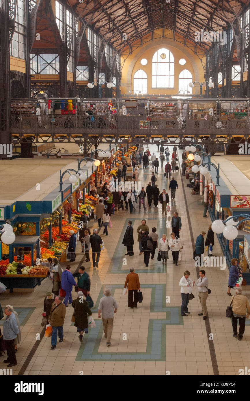 Ungarn, Budapest, Pest, Markthalle Stock Photo