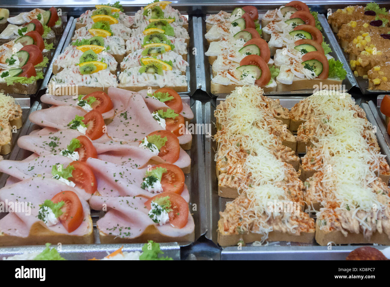 Ungarn, Budapest, Pest, Markthalle Stock Photo