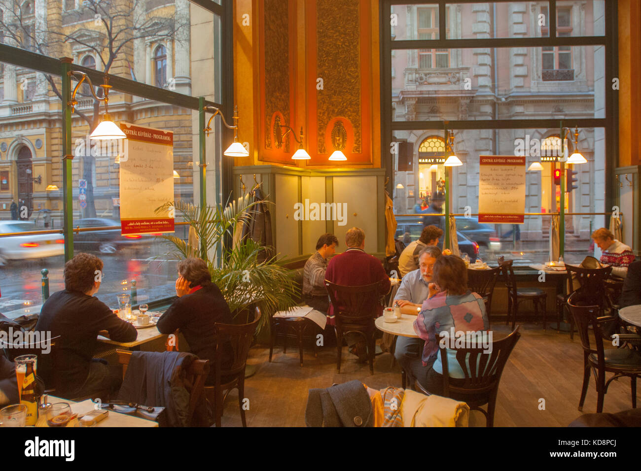 Ungarn, Budapest, Pest, Cafe Central Stock Photo