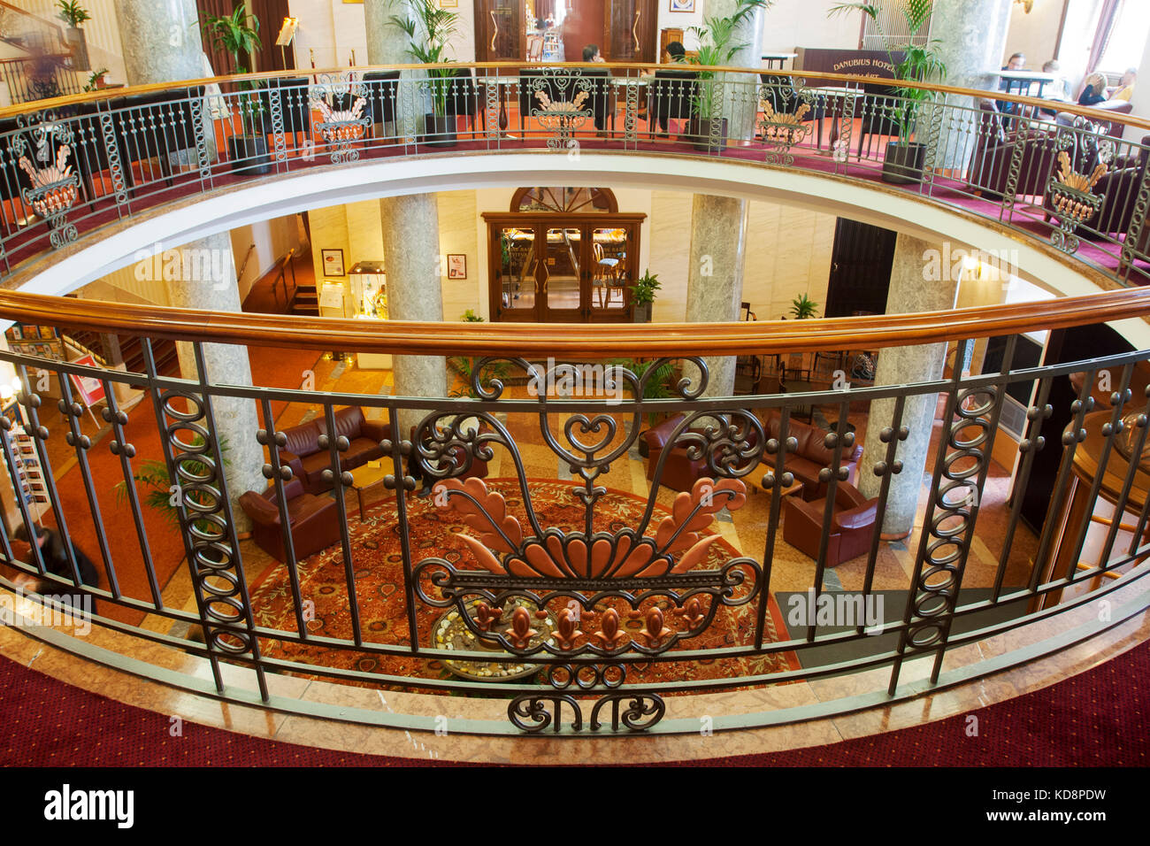 Ungarn, Budapest, Buda, Hotel Gellert, Lobby Stock Photo