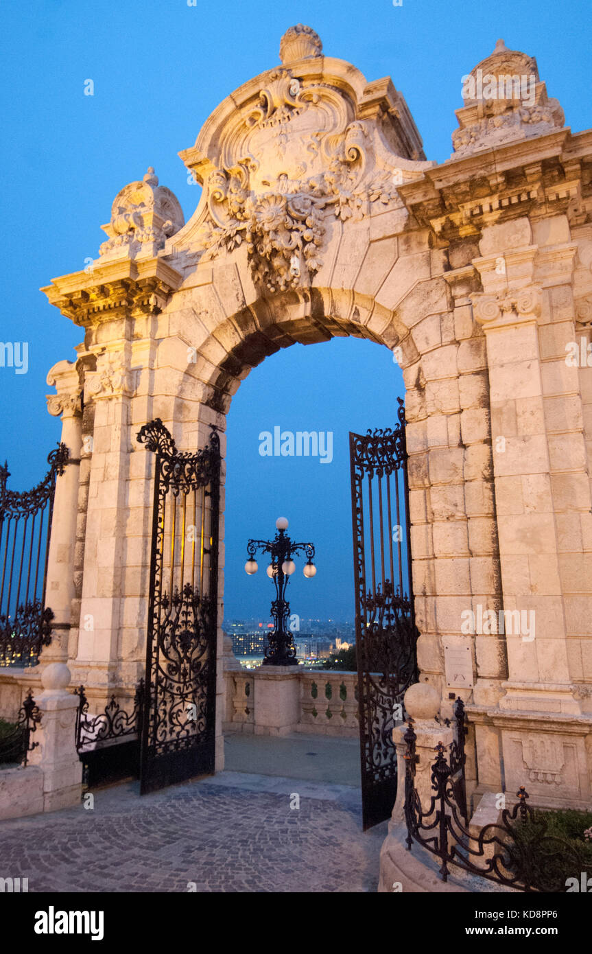 Ungarn, Budapest, Pest, Buda, Burgviertel, Zugang zum Burgpalast Stock Photo