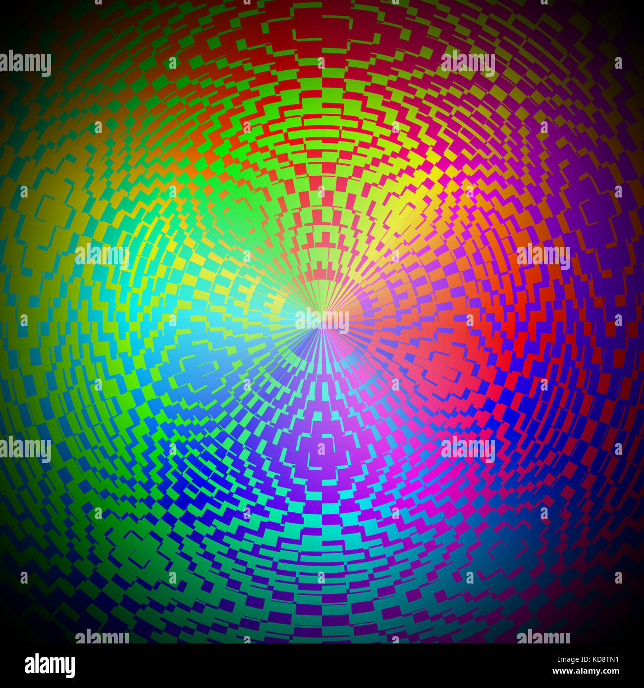Colorful wheel rendering Stock Photo - Alamy
