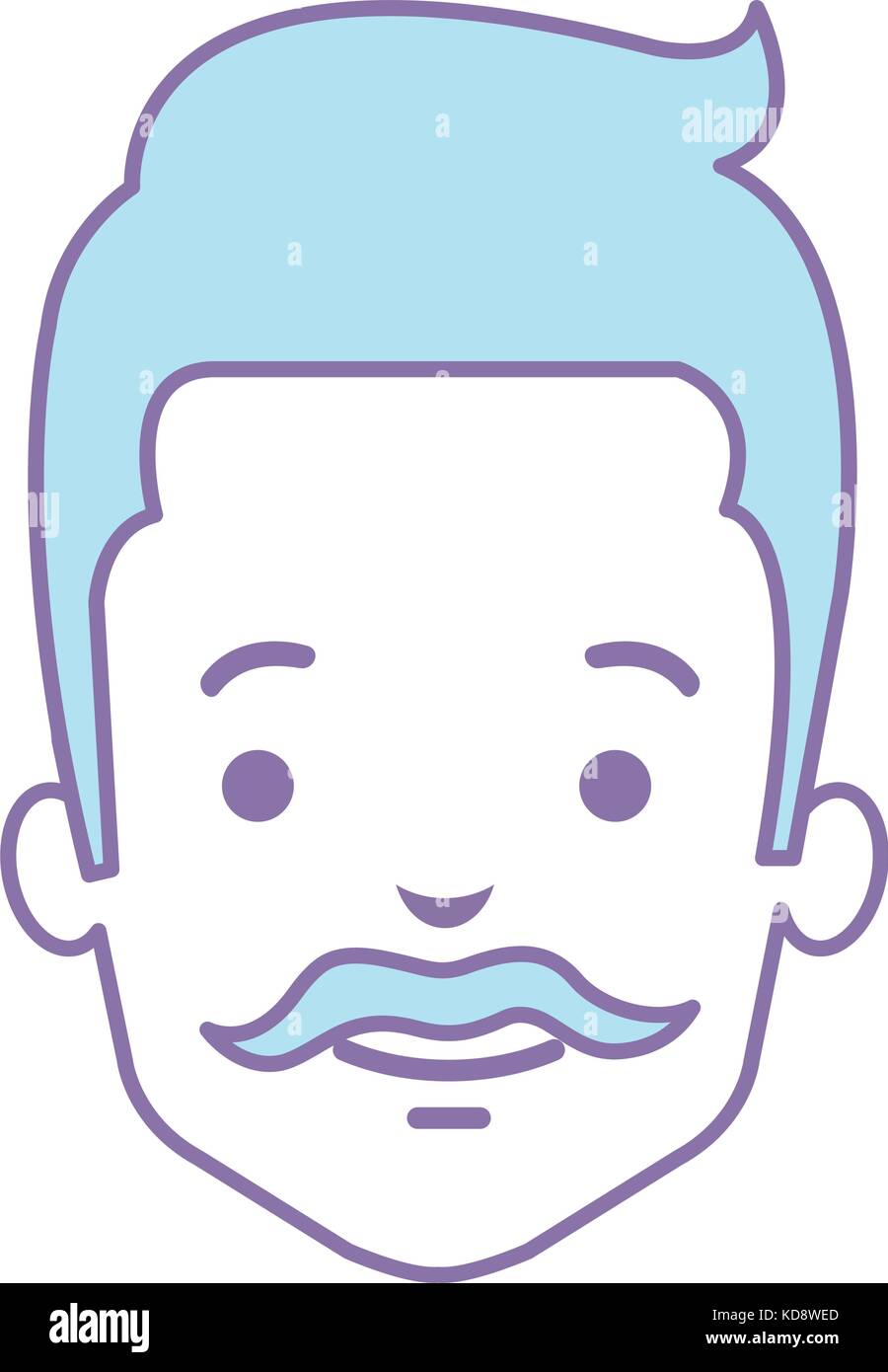 young man head avatar character Stock Vector Image & Art - Alamy