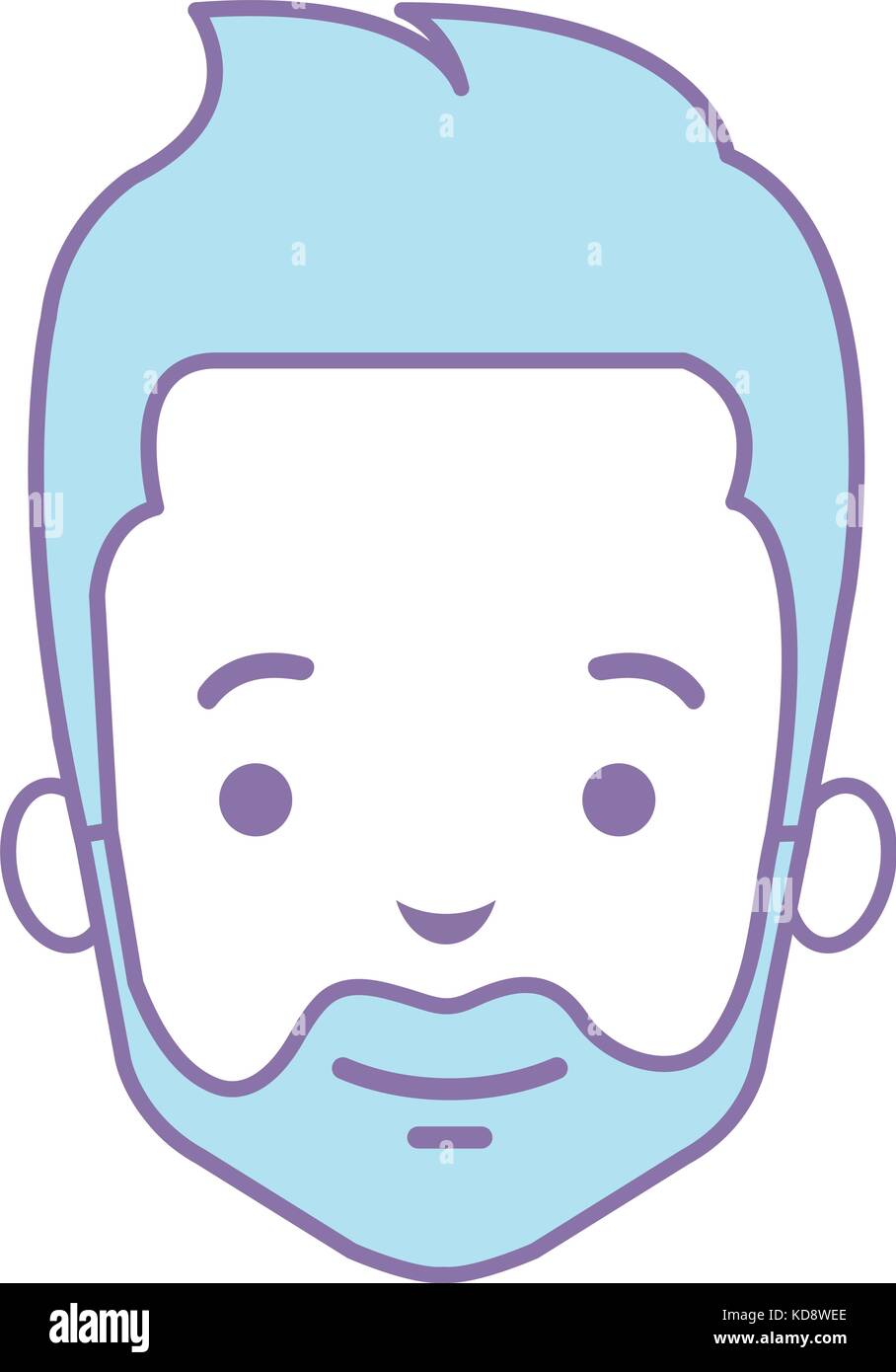 young man head avatar character Stock Vector Image & Art - Alamy