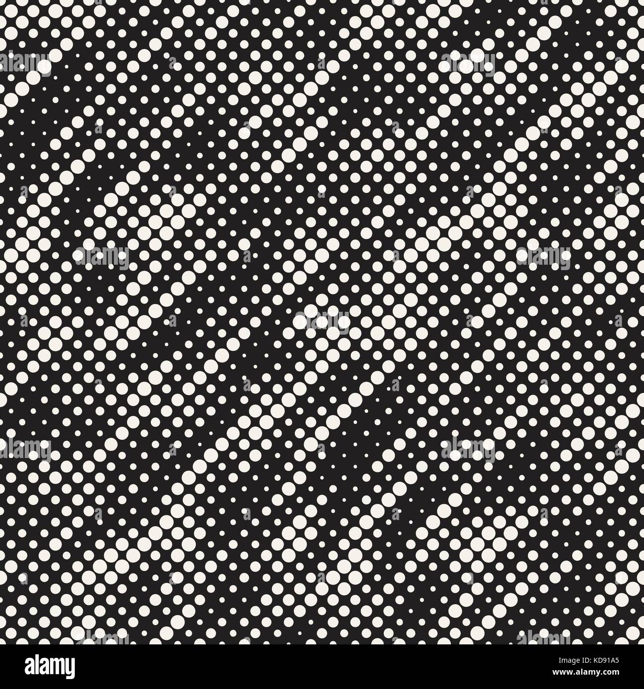 Modern Stylish Halftone Texture. Endless Abstract Background With ...