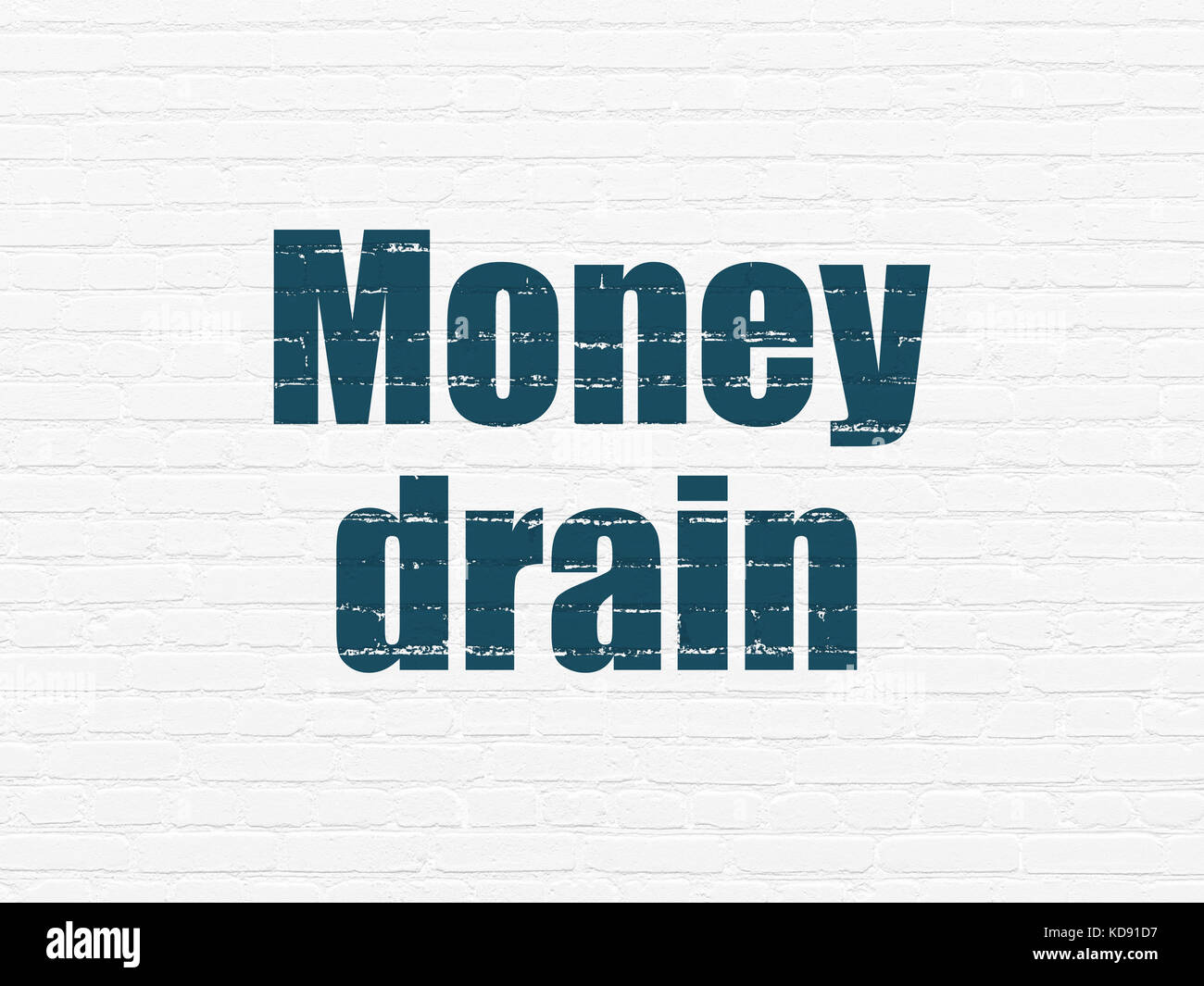 Banking concept Money Drain on wall background Stock Photo Alamy