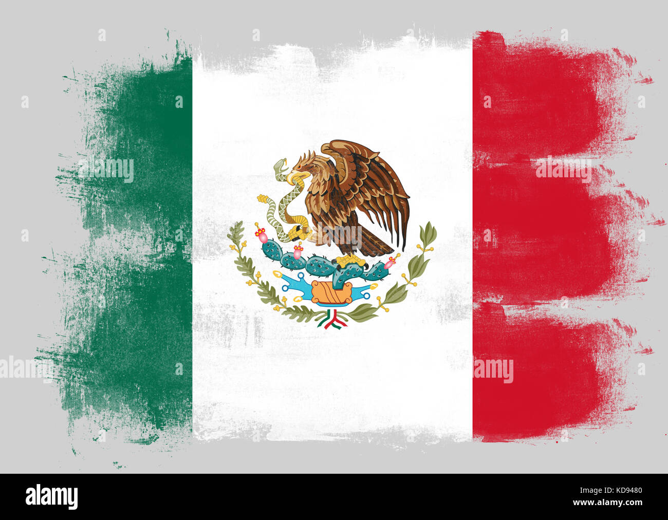Mexico brush stroke hi-res stock photography and images - Alamy