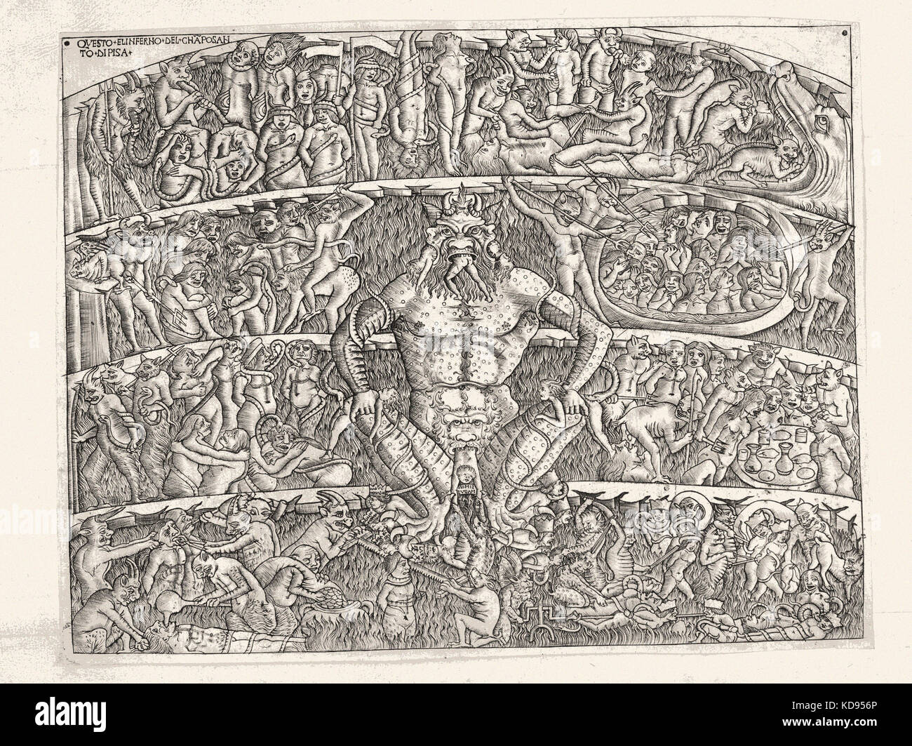 Depictions of Hell: Sandro Botticelli's Drawings of Dante's Inferno