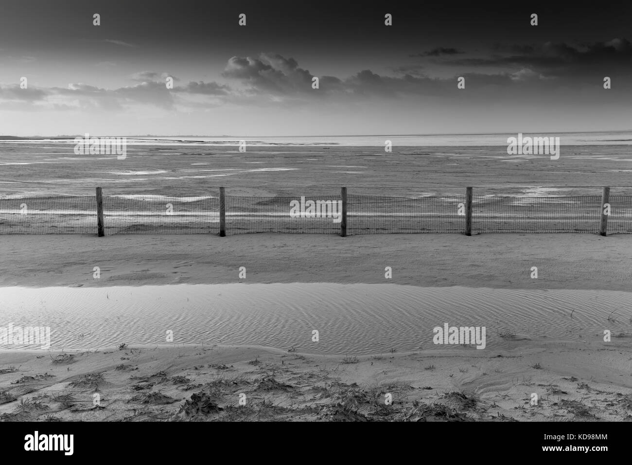 Atmosphre at the Lower saxon wadden sea national park, Lower saxony, Germany, Europe Stock Photo