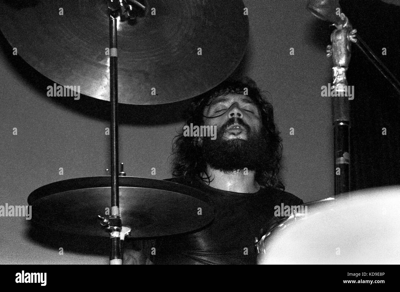 Drummer Fito de la Parra performs with the American rock band Canned