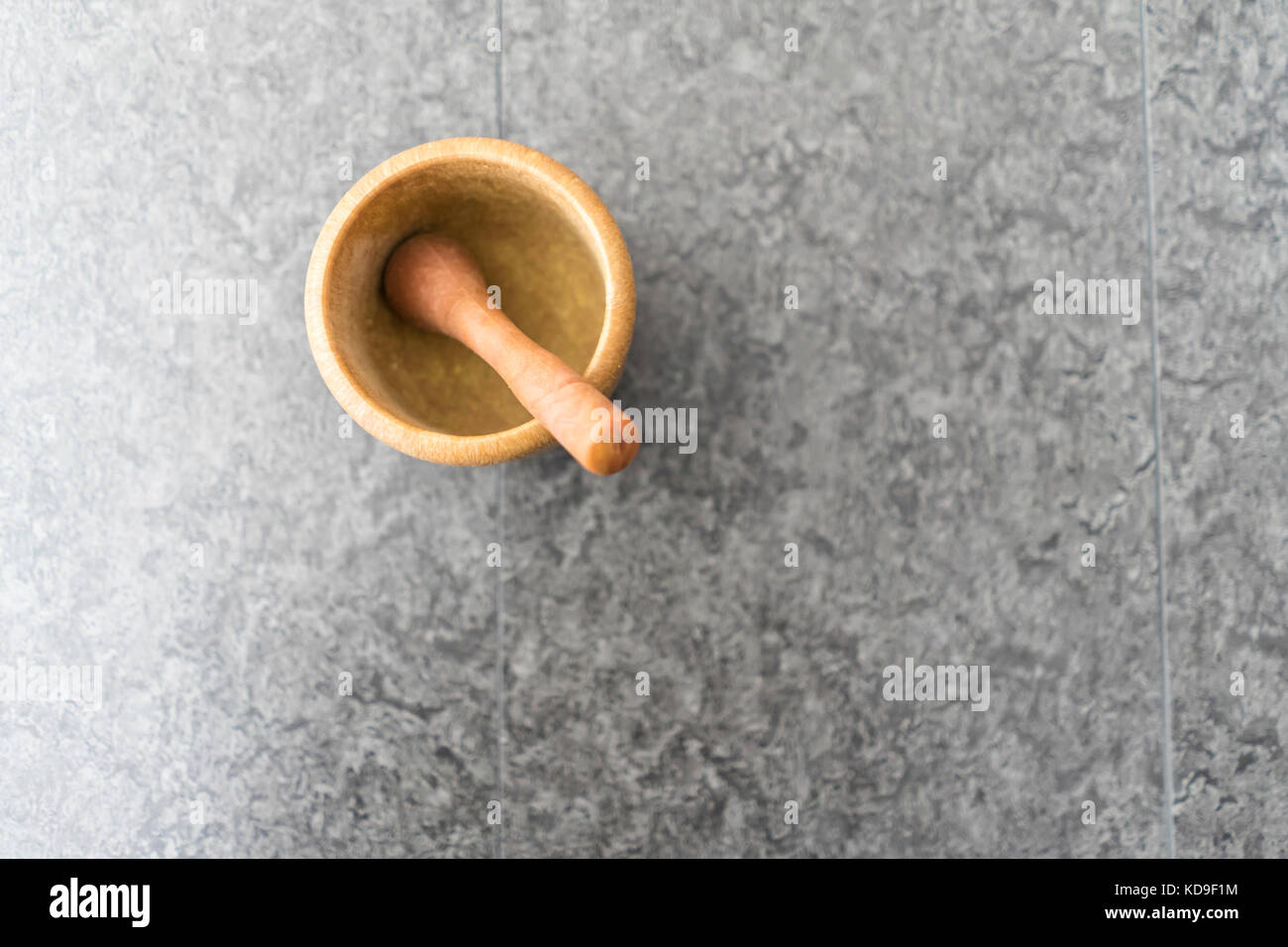 Mortar and Pestle in a kitchen Stock Photo Alamy