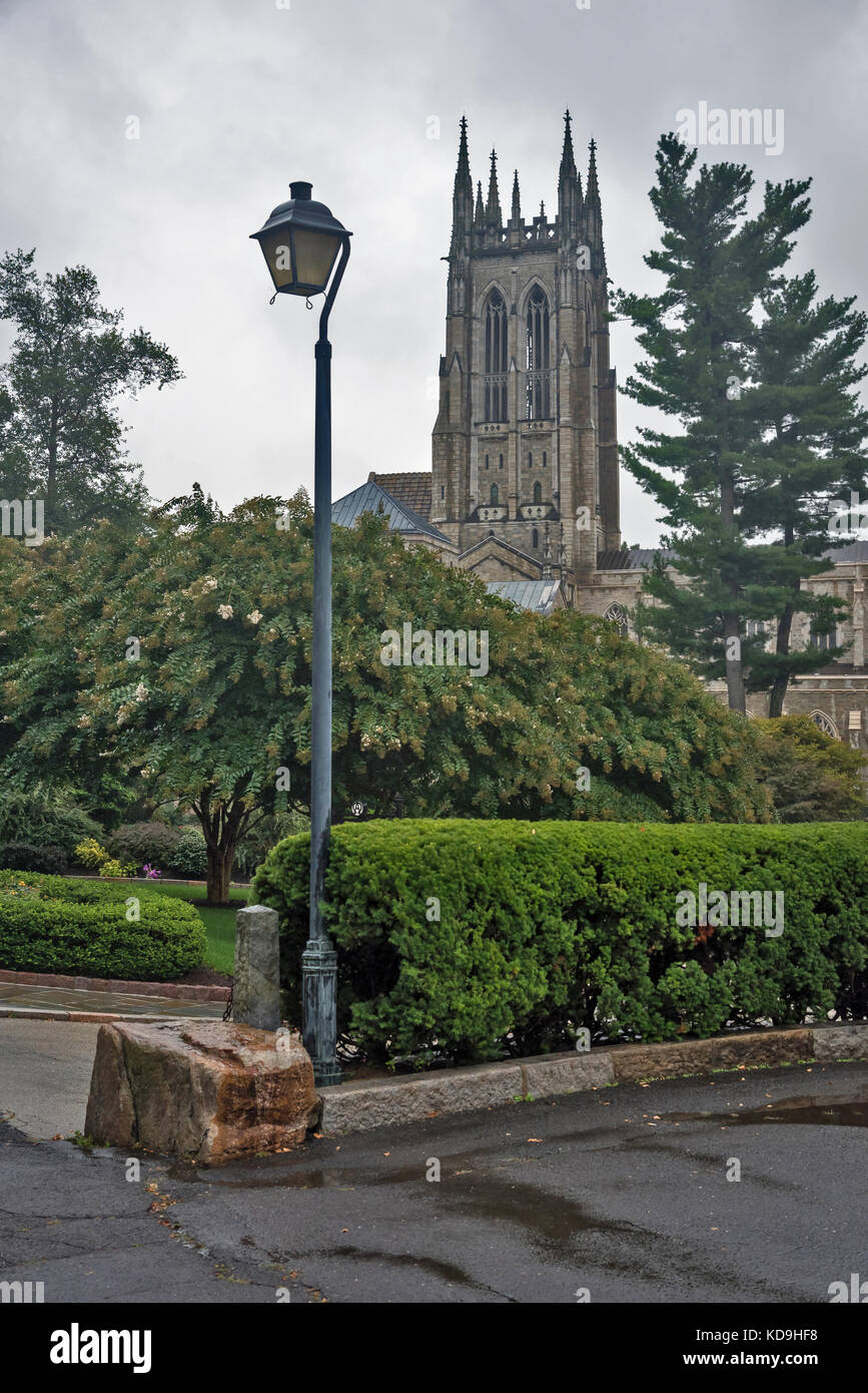 Main tower, Bryn Athyn Cathedral, Bryn Athyn Historic District
