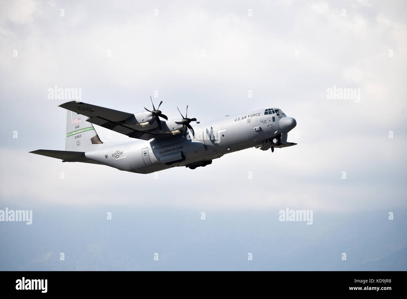 US Air Force C-130 Hercules Stock Photo