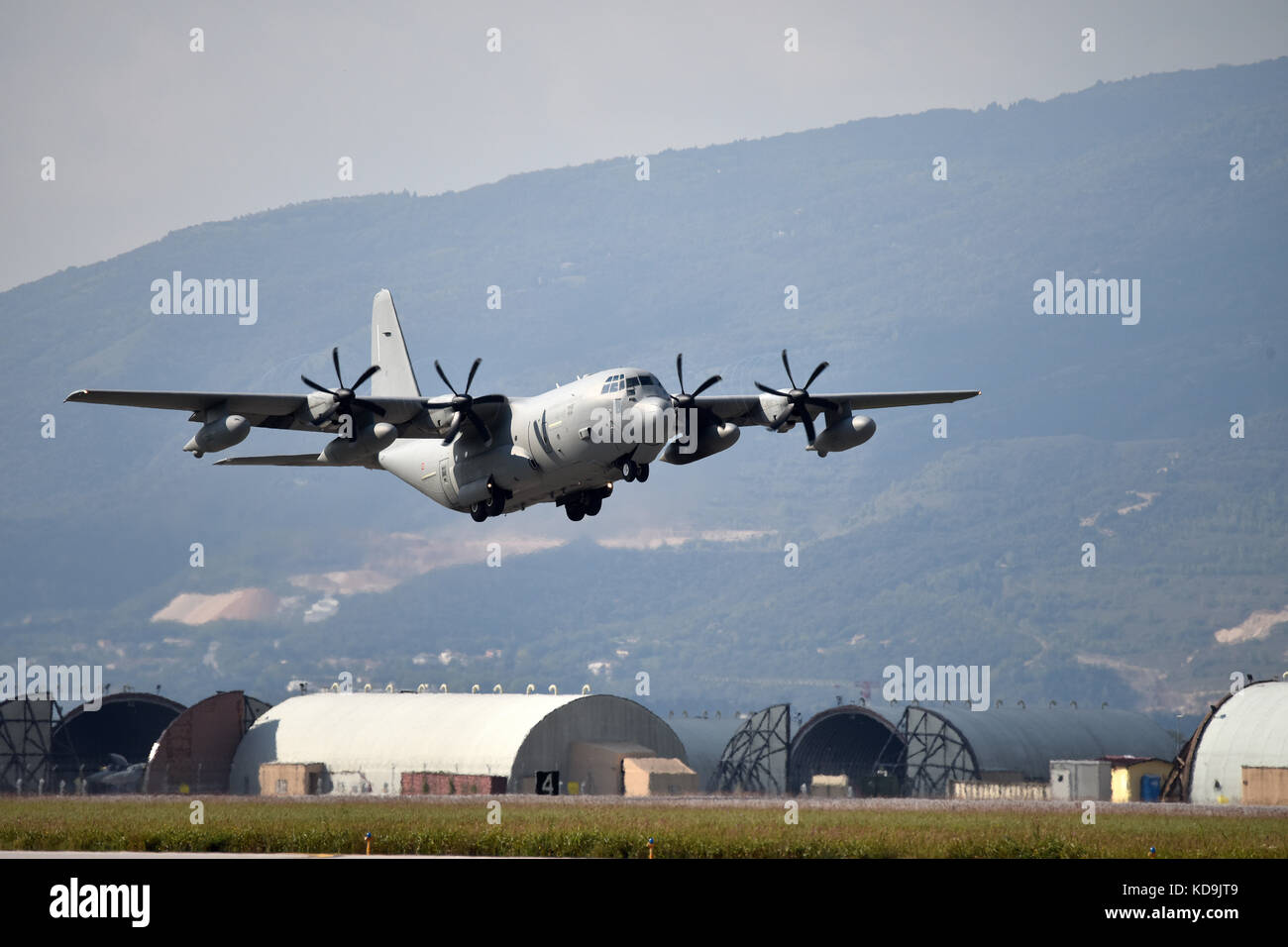 Italian Air Force C-130 Hercules Stock Photo