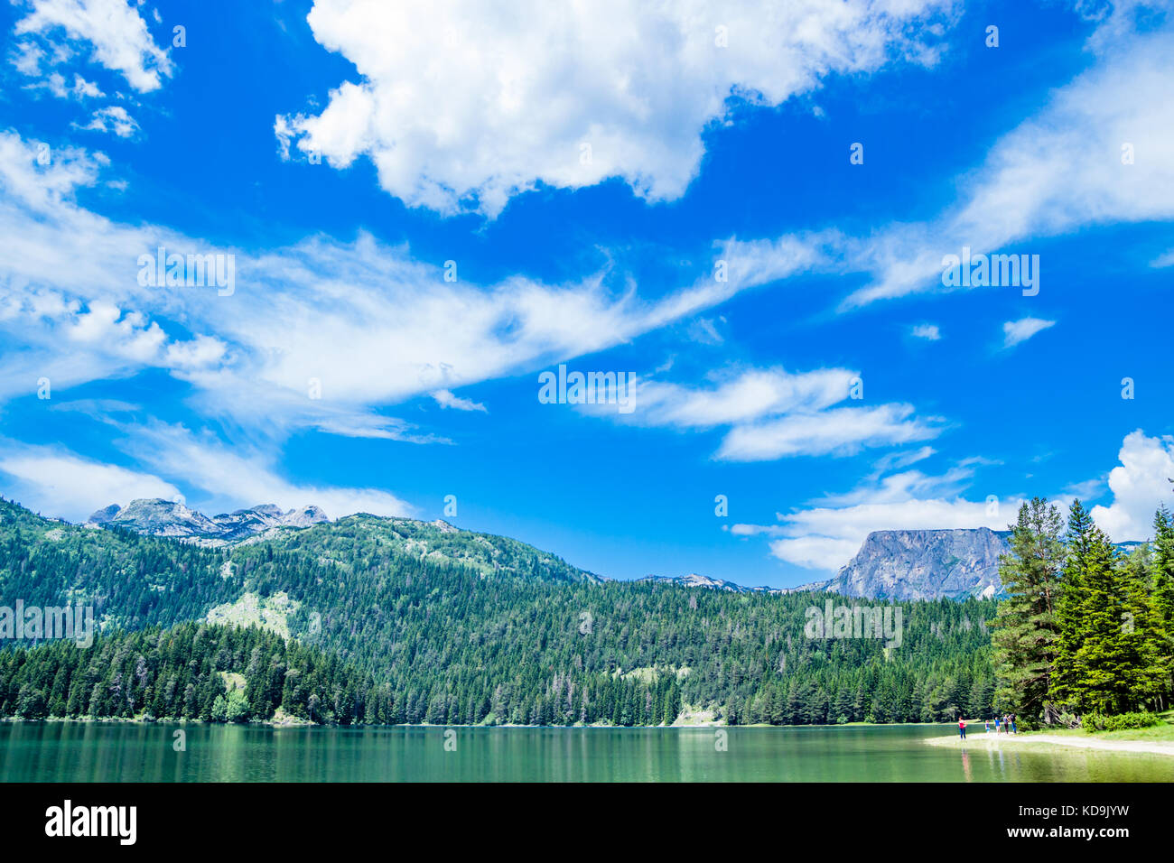 Zminje Lake touch of pure nature in Montenegro Stock Photo