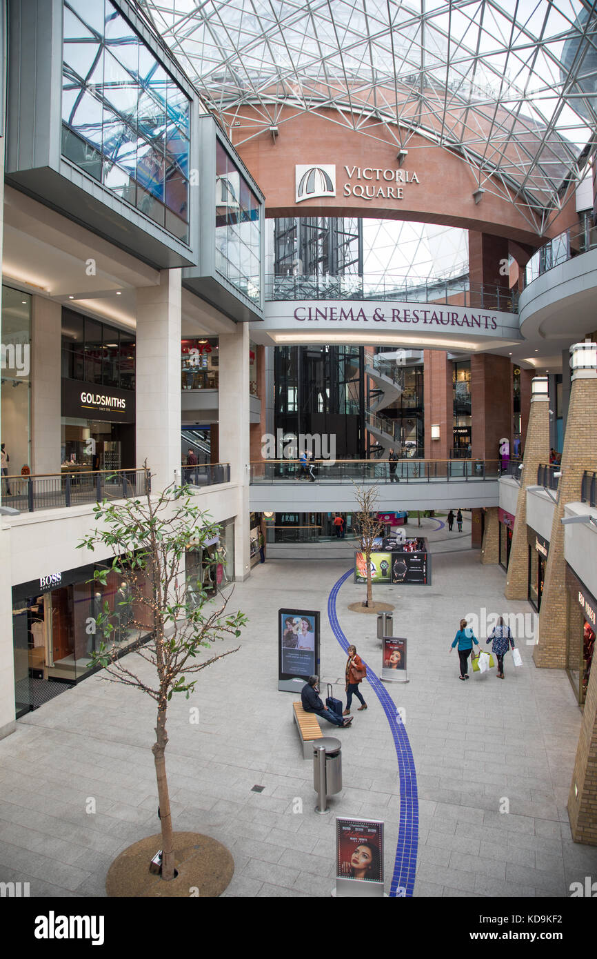 Victoria Square Shopping Center Belast Northern Ireland Stock Photo Alamy