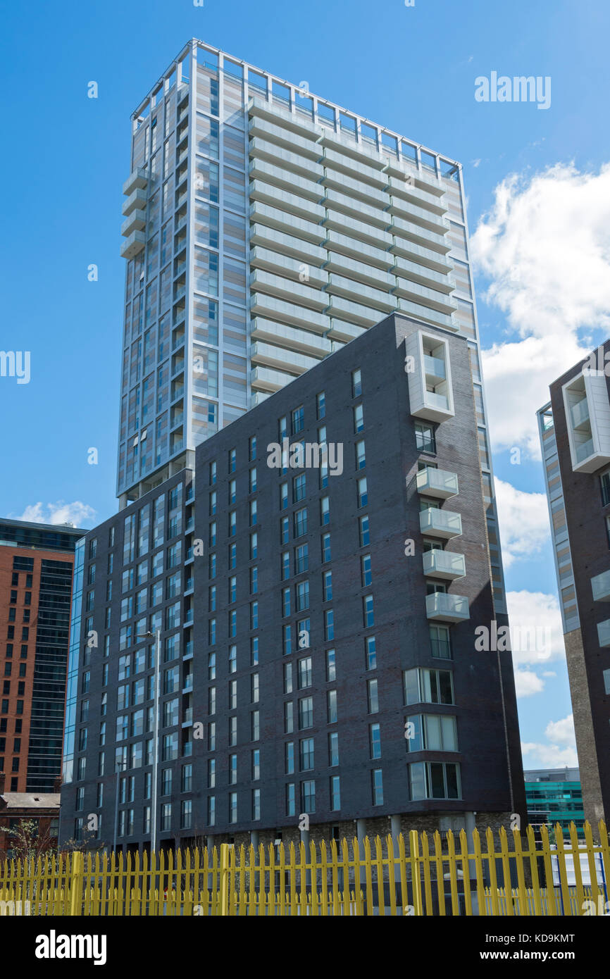 The One Greengate apartment block, Salford, Manchester, England, UK
