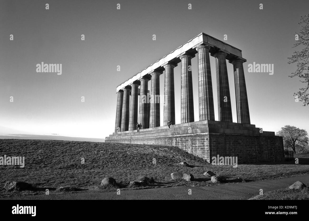 Scotland National Monument, Edinburgh Stock Photo