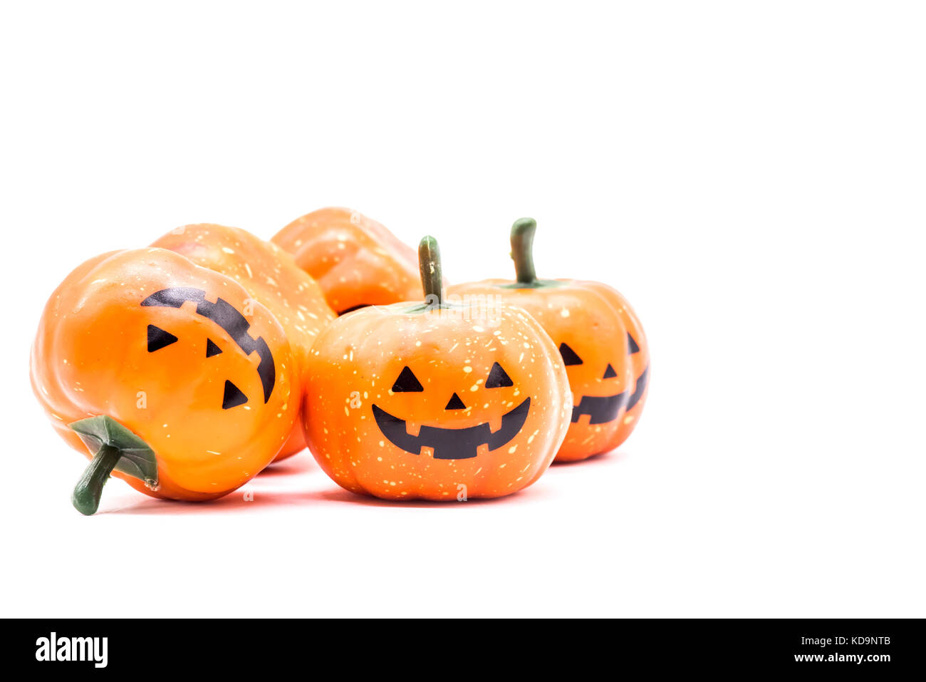 Halloween pumpkin isolated on white background Stock Photo - Alamy
